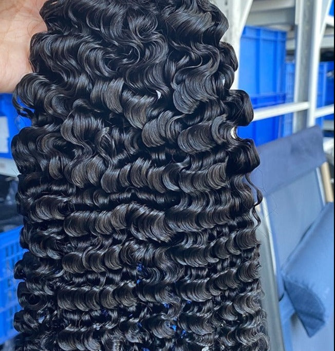 3B 3C Brazilian Kinky Curly Human Hair Clips-Ins