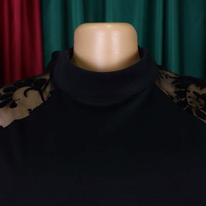 3XL Ruffle Lace Bell Sleeve Romper Plus Size women
