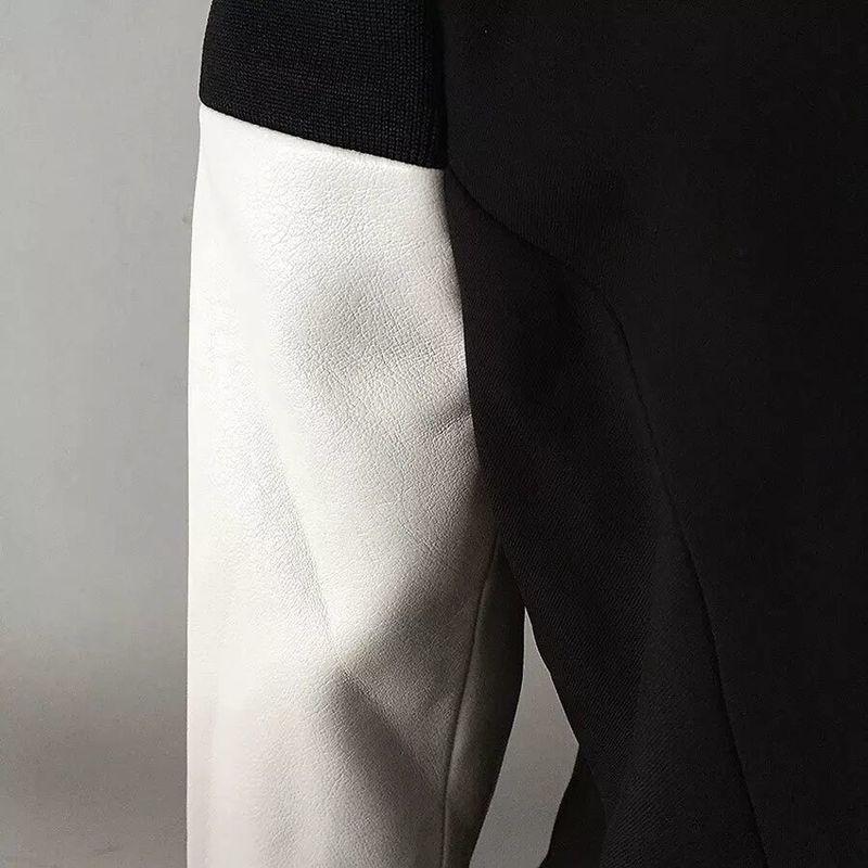 3XL Black & White Lettermans Blazer Jacket Plus Size Women