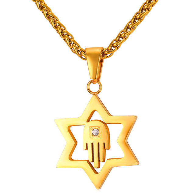 Variety Jewish Star of David Necklace Bat Mitzvah Israel Judaica Hebrew Hanukkah Pendant